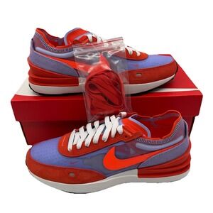 Nike Waffle One Running Shoes Womens 8.5 Team Orange/Hyper Crimson DC2533-800‎